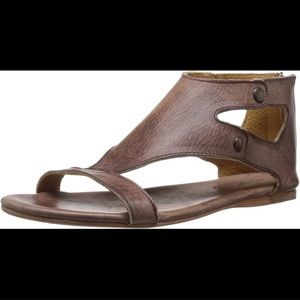 Bed Stu Soto distressed leather flat sandals